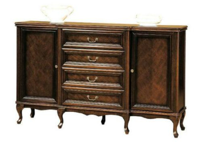 Classic Chest of drawers Chests of drawers Dresser cabinet Antique Office Wardrobe Sideboard W-K4Sz